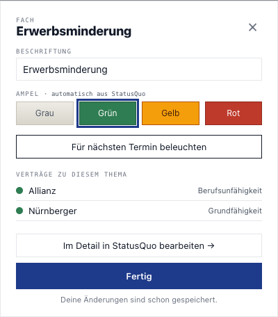 Automatische Ampel aus StatusQuo
